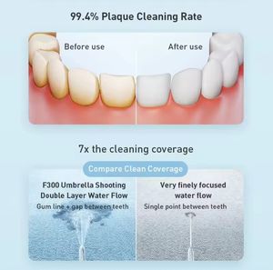 <span class=keywords><strong>MIJIA</strong></span>-Irrigateur Oral Portable F300 Jet d'Eau Dentaire Blanchiment des Dents, Nettoyeur Oral <span class=keywords><strong>Pulse</strong></span> pour <span class=keywords><strong>Xiaomi</strong></span> Youpin - Product Image 3