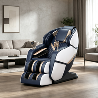 Fauteuil de massage corporel 3D portable, électrique, zéro gravité, avec chauffage et airbag, idéal pour petit espace, salon et maison