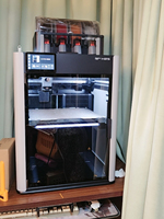 Imprimante 3D Bambu Lab H2S AMS Combo, grand format 4-en-1 avec vitesse d'impression de 1000 mm/s, haute précision et prise en charge multicolore