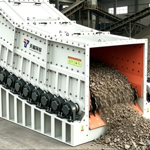 Nueva Criba Lineal de Rodillos de Alta Resistencia para Pretrituración Antes de la Trituradora de Doble Rodillo para Minería de Roca y Piedra - Product Image 1