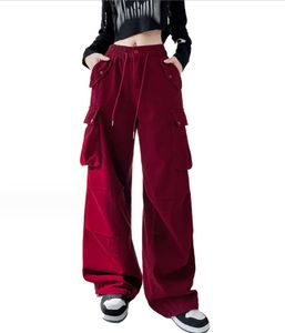 <span class=keywords><strong>กางเกง</strong></span>คาร์โก้สำหรับผู้หญิง<span class=keywords><strong>กางเกง</strong></span>เอวสูงแบบลำลองมีกระเป๋า4ช่อง - Product Image 3