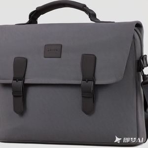 Échantillon Gratuit Sac à Bandoulière Personnalisé, Sac pour Ordinateur Portable en Toile Vintage de 16 Pouces pour le Travail et l'École, Multiples Poches - Product Image 1
