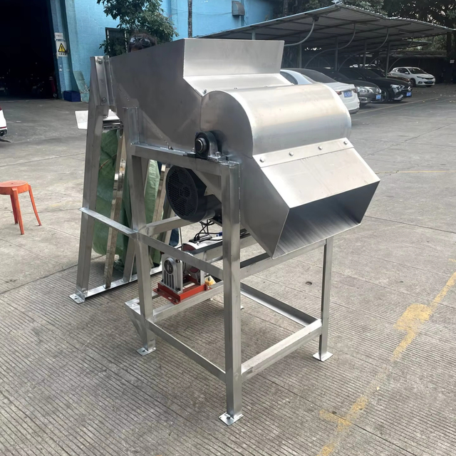 Fully Automatic 304 Stainless Steel Ice Crusher, Large Ice Cube Crusher, Stainless Steel Ice Crusher for Commercial Use