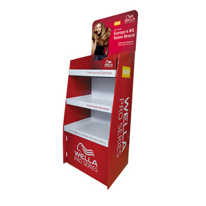 Tienda de supermercado emergente personalizada, accesorios para muebles de peluquería, herramientas, soporte de exhibición para suelo de cartón - Product Image 1