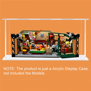 Estuche de exhibición de coche modelo transparente, caja de exhibición de acrílico DIY para 21319 <span class=keywords><strong>Central</strong></span> <span class=keywords><strong>Perk</strong></span> Friends Bricks Toy - Product Image 3