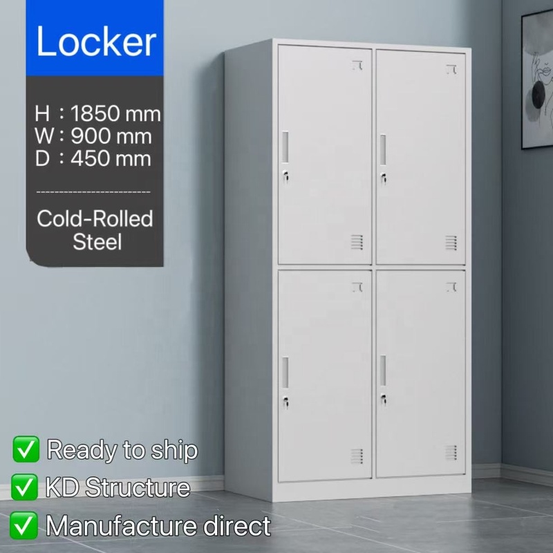 CAYD 4 Door Steel Locker Cabinet