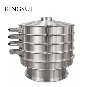 เครื่องกรองอาหารสัตว์เกรดอาหาร เครื่องร่อนผงโปรตีน เครื่องกรองสารเติมแต่งอาหาร ตะแกรงสั่นแบบหมุน - Product Image 4