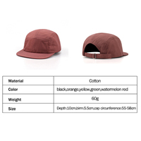 Topi Snapback Unisex Polos Gaya Sporty Street Outdoor 5 Panel Hip Hop Vintage Klasik Bahan Nylon Grosir