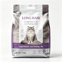 Emballage plastique de qualité alimentaire pour litière pour chat, résistant à l'usure, à découpe facile, hermétique, pour l'emballage de sable pour chat