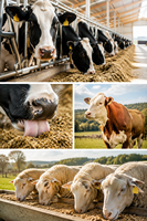 Enzyme composée Aspergillus Oryzae 50000U/g, bêta-mannanase, bêta-glucanase, additif alimentaire pour ruminants