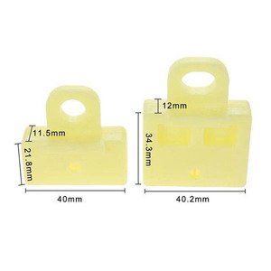 Clips de fixation de lève-vitre Toyota Byd, blancs, pour réparation automobile 51337020660 111484517221C-1049-1050 - Product Image 4