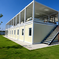 Structure en acier Toppre préfabriquée, conteneur pliable de 40 pieds et 20 pieds, conception de maison de bureau, maison portable, cadre de conteneur détachable