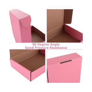 Cajas de envío KAKA, Cajas de Regalo <span class=keywords><strong>Bo</strong></span> de correo de cartón corrugado rosa para embalaje para enviar por correo, pequeñas empresas - Product Image 4