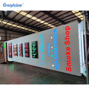 Benzina esterna pubblicità pilone <span class=keywords><strong>cartello</strong></span> <span class=keywords><strong>stradale</strong></span> stazione di benzina Custom Led prezzo segno - Product Image 2