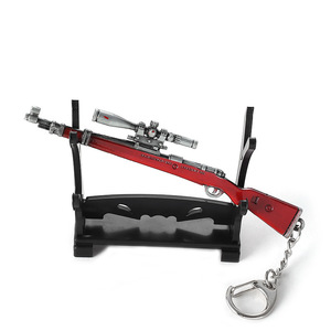 <span class=keywords><strong>Porte</strong></span>-clés en métal de simulation, pistolet de jeu de simulation en alliage de zinc, vente chaude - Product Image 5