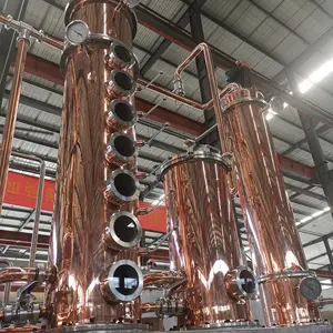 1000L ZJ ticari Distillery makinesi votka brendi rom Gin viski damıtma imbik sistemi