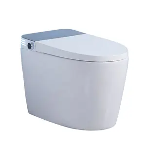 Porcelain bathroom sanitary ware closet one piece smart wc bowl toilet set electronic bidet toilet smart seat