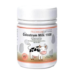 Halal ekstrak Bovine Colostrum Selandia Baru IGG 60 <span class=keywords><strong>tablet</strong></span> kunyah susu mentah Bovine Colostrum - Product Image 1