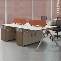 Derniers modèles de bureaux et postes de travail de luxe, table d'ordinateur, bureau contemporain pour le personnel, montage facile, modulaire