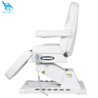 Lit de beauté électrique de luxe à 3 moteurs chaise de soins du visage lit de massage électrique lit de cils vente directe d'usine