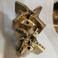 Foret PDC personnalisable prix usine trois/quatre lames traînée pour le forage de puits et l'exploitation minière
