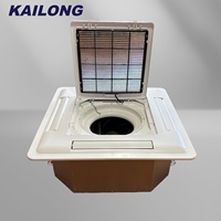 Ventilateur à eau de réfrigération efficace de type plafond CE pour la climatisation de bureau pour un refroidissement et une ventilation améliorés