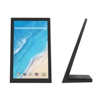 Support vertical/portable en forme de L pour tablette 15,6 pouces avec caméra 5MP, compatible Android/Windows, pour la navigation en magasin, aéroports et intérieur, 16 Go
