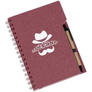 Eco-Friendly PU Cover A5 Spiral Notebook Custom Silk Screen Printing Business Style Promotional Gift School/Office Custom - Product Image 3