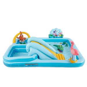 Centre de jeux gonflable Jungle Adventure 96x78x28, toboggan aquatique pour enfants, piscine à jets d'eau, jouet gonflable d'extérieur pour jardin, directement de l'usine - Product Image 5