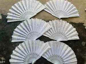 Nautical <b>Animal</b> Style Eco-Friendly <b>Plastic</b> Acrylic Folding Hand Held Flower Fan for Wedding Party Home Decoration Gift Colorful - Product Image 3