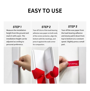 Nhà Sản Xuất Của 90 Độ Tường Bìa Góc Hợp Kim Nhôm Và Vinyl Bụi Bằng Chứng PVC Tường Bảo Vệ Cho Cửa & Cửa Sổ Bảo Vệ - Product Image 5