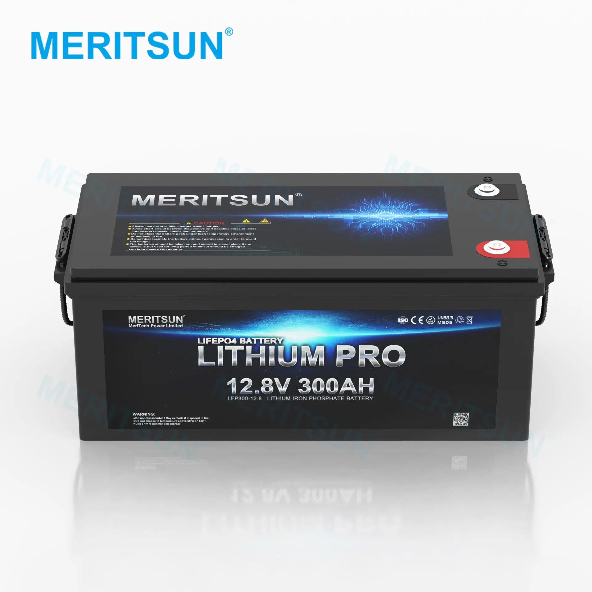 Paket Baterai Ion Lithium 12V 300Ah Lifepo4 untuk UPS/Tenaga Surya/Kereta Golf/RV/Marine/Yacht