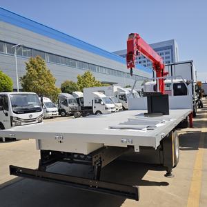 <span class=keywords><strong>Camion</strong></span> à plateau léger haute performance KV100 avec <span class=keywords><strong>grue</strong></span> |   Capacité <span class=keywords><strong>de</strong></span> levage <span class=keywords><strong>de</strong></span> 3,2 à 6,3 tonnes |   Largement utilisé dans le secteur <span class=keywords><strong>de</strong></span> la <span class=keywords><strong>location</strong></span> et du transport - Product Image 5