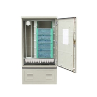 Hub de distribution de fibre optique SMC 288 cœurs, armoire de connexion croisée FTTH extérieure avec connecteur SC ODF