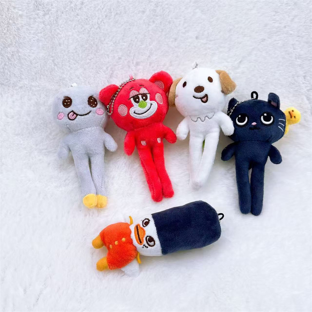 Kpop RIIZE 2025 Cartoon Plush Doll Keychains Cute Keyrings