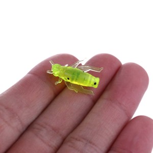 Señuelos de Pesca de Plástico Suave Artificiales al por Mayor SO104 de 2.5 cm, 50 Piezas/Bolsa, Forma de Grillo - Product Image 4