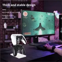 Acrylique PS4/PS5 contrôleur sans fil présentoir Double Transparent bureau support universel casque cintre matière plastique