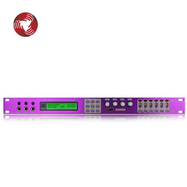 DSPプロフェッショナルオーディオX6カラオケデジタルプロセッサ 