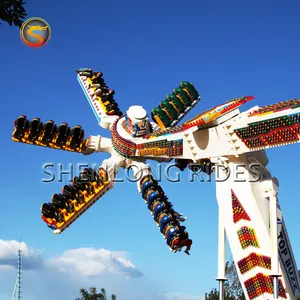 Luna park attraction magique vitesse moulin à vent, à monter, parc d'attractions, top scan ride à vendre