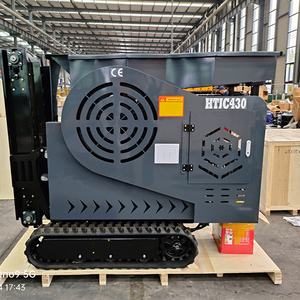 Concasseur à mâchoires mobile HTJC430, installation de concassage de roche mobile, 15 ch max. Capacité de production de 10t/h, idéale pour des opérations efficaces de concassage de pierres. - Product Image 5