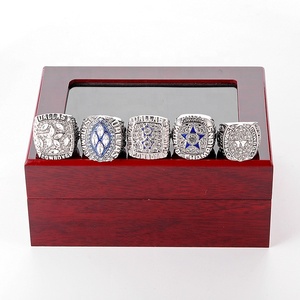 Bán Buôn Nfl 1971 1995 Dallas Bóng Bầu Dục Thể Thao Vô Địch Nhẫn 5Pcs Set Đồ Trang Sức Thời Trang Cho Đảng Và Quà Tặng Kỷ Niệm - Product Image 1