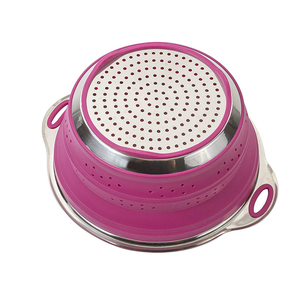 Tốt Nhất Lớn Ráp Silicone Lưới <span class=keywords><strong>Colander</strong></span>/Lọc Với Thép Không Gỉ Cơ Sở Xử Lý - Product Image 6