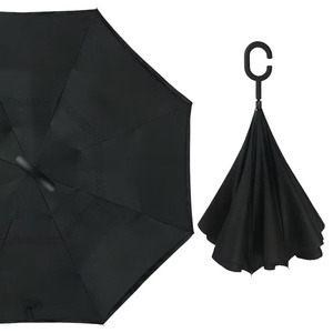 BSBH Promotional Classic Folding Umbrella Sunshade Custom Logo Portable Rain Automatic Windproof Inverted Modern Umbrella