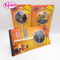 Sucettes de remplacement de bonbons arc-en-ciel colorés, ronds et plats, sans sucre, populaires