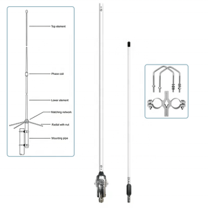 Antenne répéteur VHF en fibre de verre CP22E extérieure haute performance 6,5 dBi 2,7 m Diamonds 144-174 MHz - Product Image 1