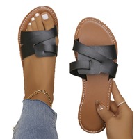 Sandal Luar Ruangan Premium untuk Musim Panas, Gugur, dan Semi, Model Terbuka, Cocok untuk Wanita