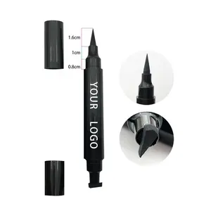 2024 Hot Bán đôi tem bên mắt tự nhiên Make-up Cat Eye Bút kẻ mắt OEM Bút kẻ mắt dạng lỏng tem