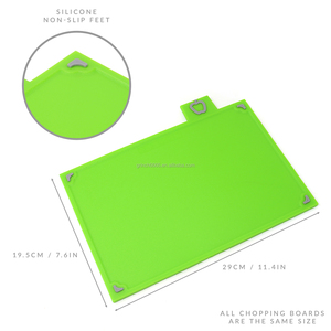 Ensemble de planches à découper colorées antidérapantes avec support - Product Image 4