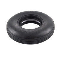 Pneu de rechange pour avion RC de 4,5 pouces, ZYHOBBY, roue en caoutchouc de 51 mm de diamètre intérieur avec rainures longitudinales pour gros avions