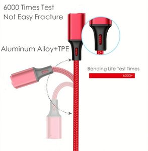 สายชาร์จเร็ว 3 in 1 สำหรับโทรศัพท์ สายชาร์จ Micro USB Type C สายชาร์จแบบหลายพอร์ต USB - Product Image 5